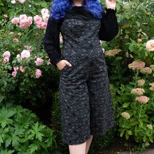 Vintage Handmade Reproduction Black Cat Overalls
